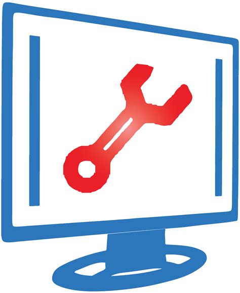 Vector set style is bicolor flat images,. Pc Repair Computer Repair Logo
