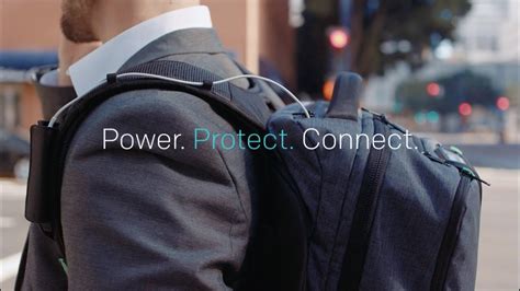 Ampl Smart Backpack Charge And Protect Your Gear Youtube