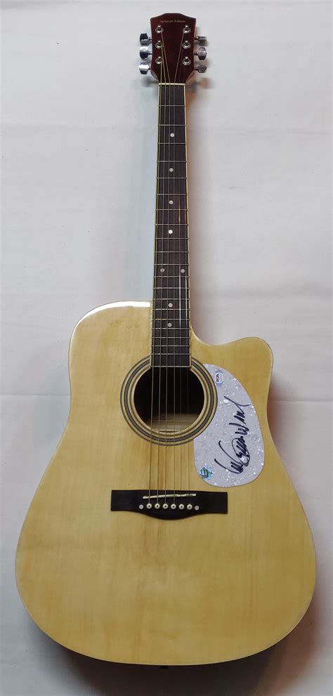 Charitybuzz Lee Greenwood Hand Signed Signature Acoustic Guitar