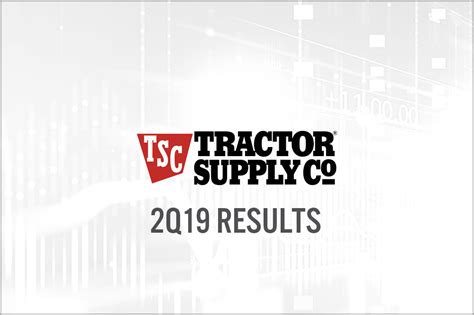Tractor Supply Company Nasdaq Tsco 2q19 Results Comps Beat