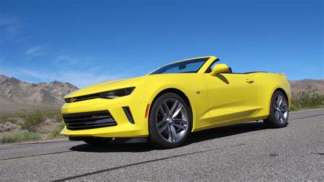 2016 Chevrolet Camaro Convertible And 4 Cylinder First Drive