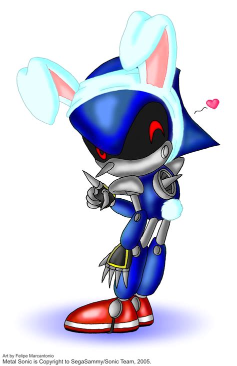 Cute Metal Sonic Bunny Metal Sonic 3 Fan Art 29395286 Fanpop