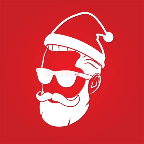 Hipster Santa Claus Icon Stock Vector Illustration Of Santa 130674520