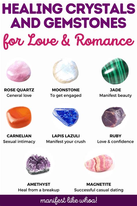 8 Best Crystals For Love And Romance Healing Gems And Stones