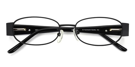 Angeline Oval Eyeglasses In Black Sllac