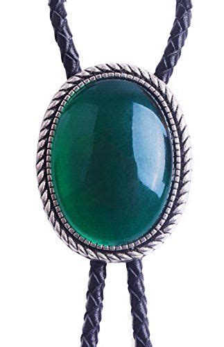Yuanmo Bolo Tie With Emerald And Turquoise Stone Celtic S Https