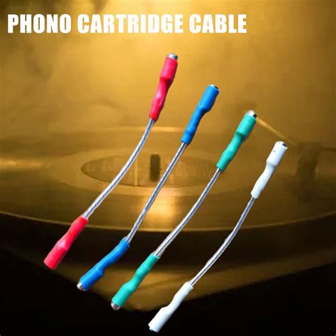 7N Headshell Wires OFC Turntable Leads Phono Cartridge Cables Replace