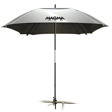 These boat umbrellas will give you the people prefer rounded umbrellas for aesthetic reasons, but regardless of their polygon shape, these umbrellas will provide the same protection. MAGMA Cockpit Umbrella, Silver | West Marine