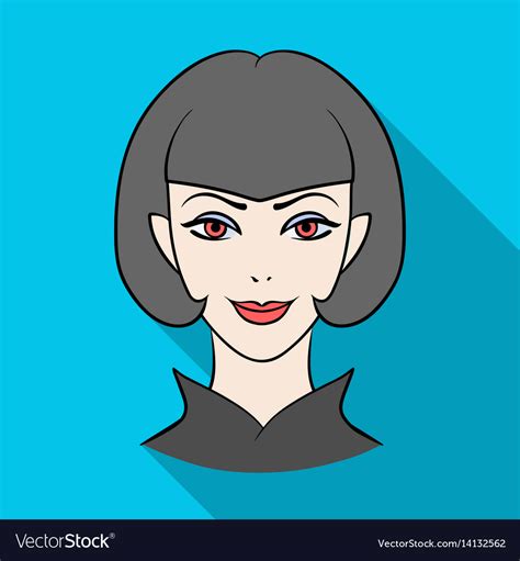 Avatar Girl With Short Hairavatar And Face Single Vector Image