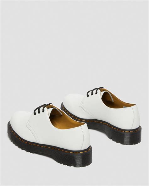 Dr Martens Platforms 1461 Bex Smooth Leather Oxford Shoes White