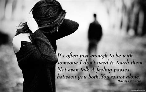 Feeling Alone Girl Wallpapers With Quotes Hd Wallpaper For Desktop