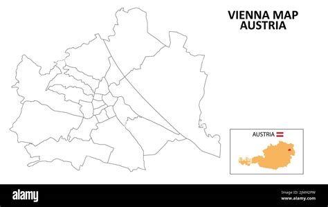 Vienna Map State And District Map Of Vienna Political Map Of Vienna