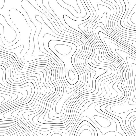 Topographic Map Background Grid Map Pattern Of Contour Lines