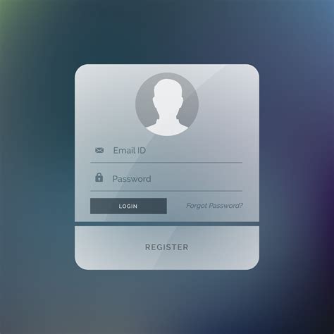 Modern Login Form User Interface Design Template Download Free Vector Art Stock Graphics Images