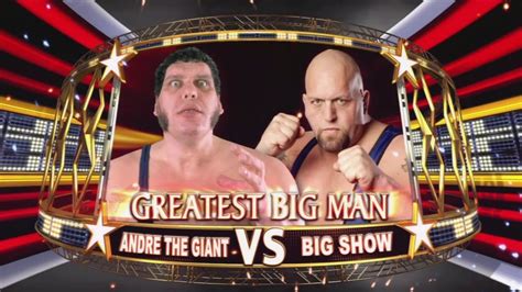 Fantasy Warfare Andre The Giant Vs The Big Show Wwe All Stars Youtube