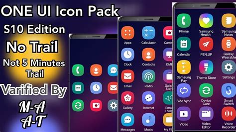 Samsung One Ui Icon Pack S10 Edition Fix No Trail Icon Pack For