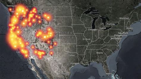 California Oregon And Washington Live Wildfire Maps Are