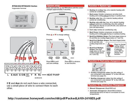Honeywell Programmable Thermostat Wiring Diagram