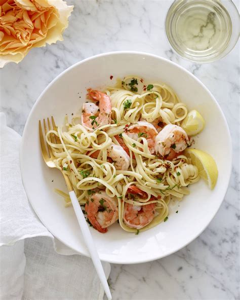 This one was fun to make pretty at the end with all the lemons. The Ultimate Garlic Shrimp Scampi - What's Gaby Cooking