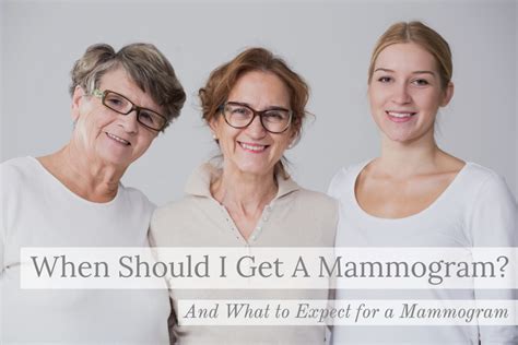 While the debate over when to start mammograms continues, opposing medical groups do seem to agree on one thing: When Should I Get a Mammogram? - Summit OBGYN