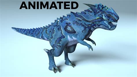 Forms the larger rounded ends of long bones metaphysis: Rex - Fantasy Dinosaur 3D model animated | CGTrader