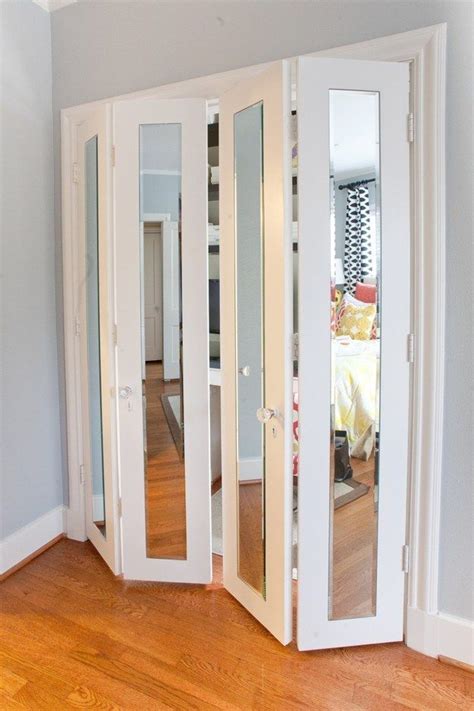 Mirrored Bifold Closet Doors