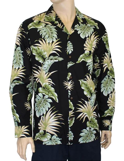 Long Sleeves Hawaii Shirt Lei Of Aloha Hawaiian Wedding Place