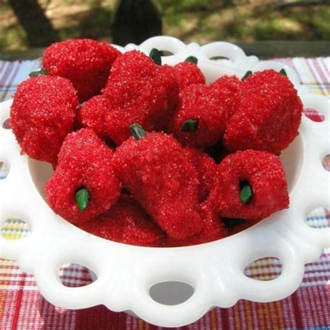 Winter Strawberries Recipe Strawberry Candy Strawberry Recipes Candied Strawberries Recipe