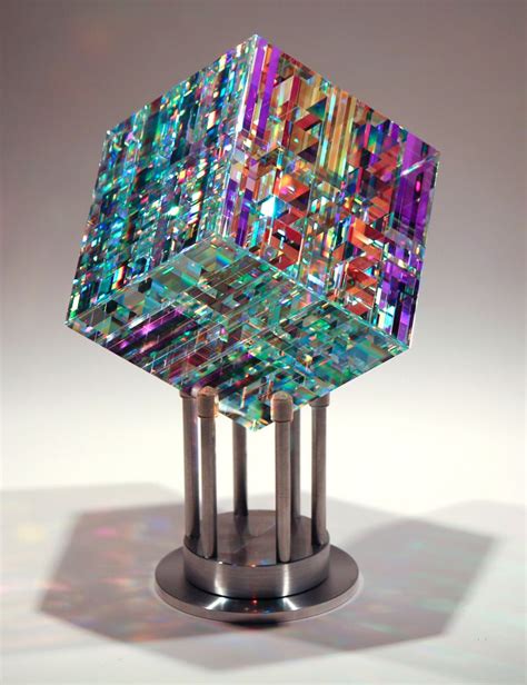 Chroma Cube By Jack Storms I Love Jack Storms Work Broken Glass Art Art Of Glass Stained
