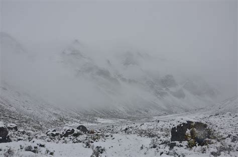 The storm had dropped a ton of snow and everything turned to ice. Free Images : snow, mountain range, weather, season ...