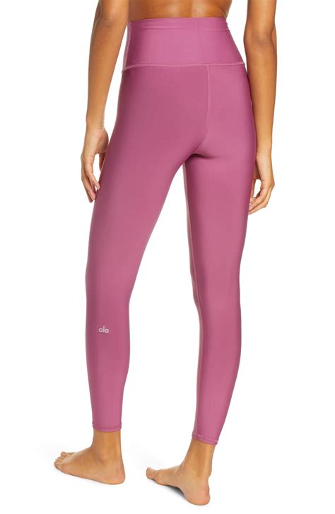 Alo Yoga Airlift High Waist 78 Leggings In Pink Lyst