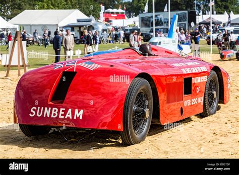 1926 Sunbeam 1000hp Land Speed Record Breaking Car On Display At The