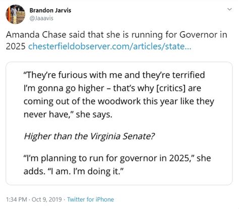 State Sen Amanda Chase R Va11 Announces For Governor Of Virginiain 2025 Huh Blue Virginia