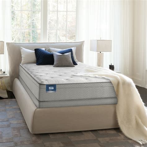 Compatible with most frames, foundations and bases. Simmons Beautyrest BeautySleep Solarfest 10.5" Plush ...