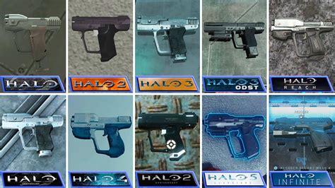 Halo Infinite Tech Preview Weapons Evolution 2001 2021 Youtube