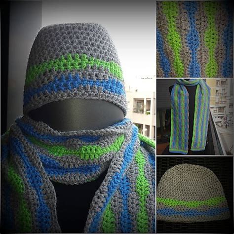 Ravelry Sunny Guy Scarf And Hat Pattern By Sofivia Crochet
