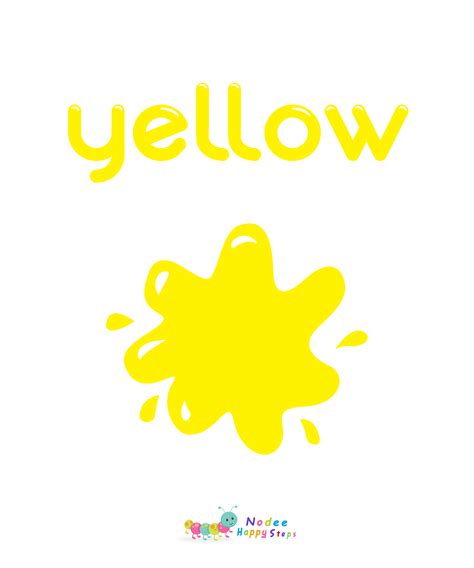 Yellow Color Colors Flashcards