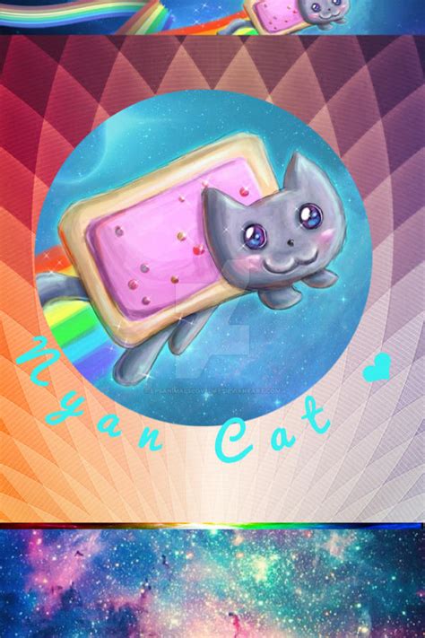 Nyan Cat Iphone 4 Wallpaper C By Lpsanimalslovelife On Deviantart