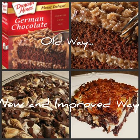 · paula's decadent chocolate cake recipe takes it up a notch with your favorite candy bar. Granny Mountain: Upside Down German Chocolate Cake