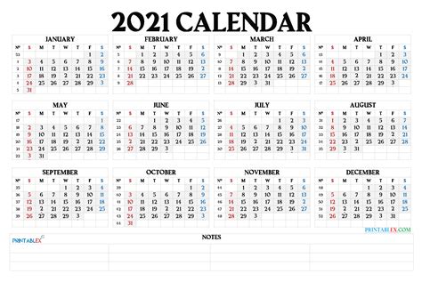 Printable 2021 Calendar By Month 21ytw66