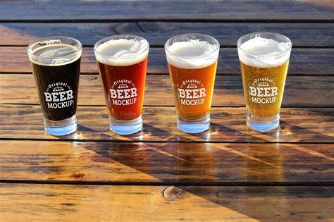 Download Beer Glass/Bottle Mock-up#6 | Beer glass, Beer, Glass bottles