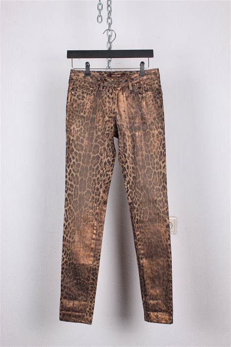 Roberto Cavalli Roberto Cavalli Leopard Skinny Jeans Grailed