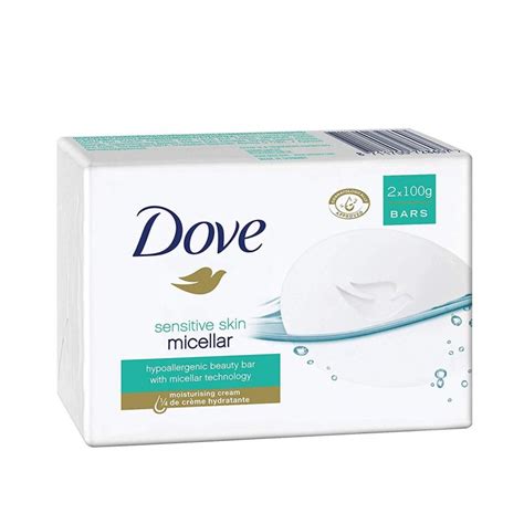 Dove bar soap in stock. Dove Pure & Sensitive Soap Bar 2 x 100 g - £0.99