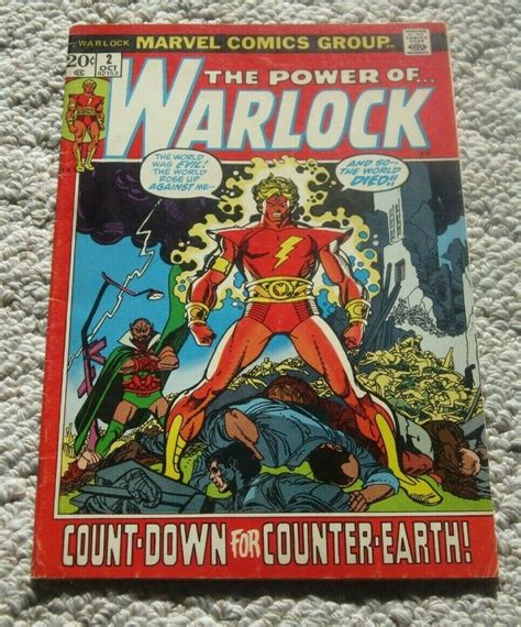 The Power Of Warlock 2 Vg 1972 Marvel Bronze Age Comic Book John