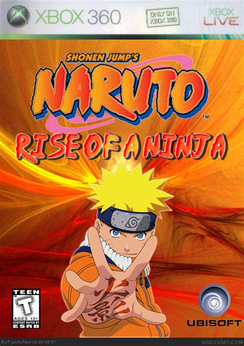 Naruto Rise Of A Ninja Xbox 360 Box Art Cover By Psychoneo18