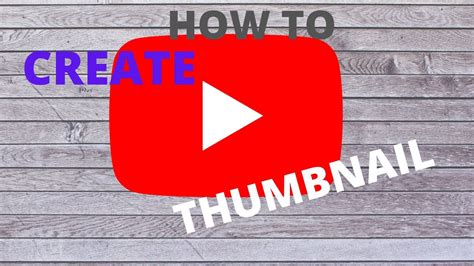 How To Create Youtube Thumbnail Youtube