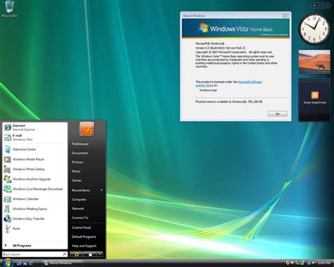 Windows Vista Home Basic Desktop By Windytheplaneh On Deviantart