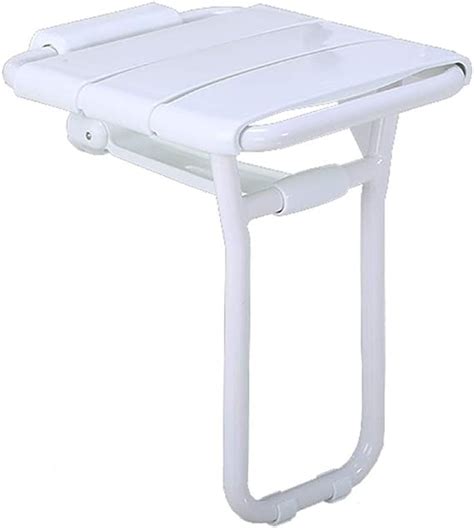 Bath Stool Wall Mounted Fold Up Shower Seating Chair Elderly Wide Seat