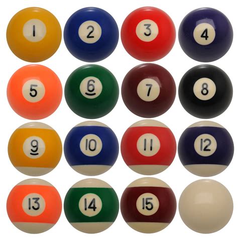 Riley Riley American Pool Balls Set Snooker And Pool