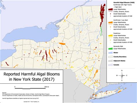 There are different types of new york maps available in google but here we are also some good maps of new york city. Map and Database of Reported Harmful Algal Blooms in New ...